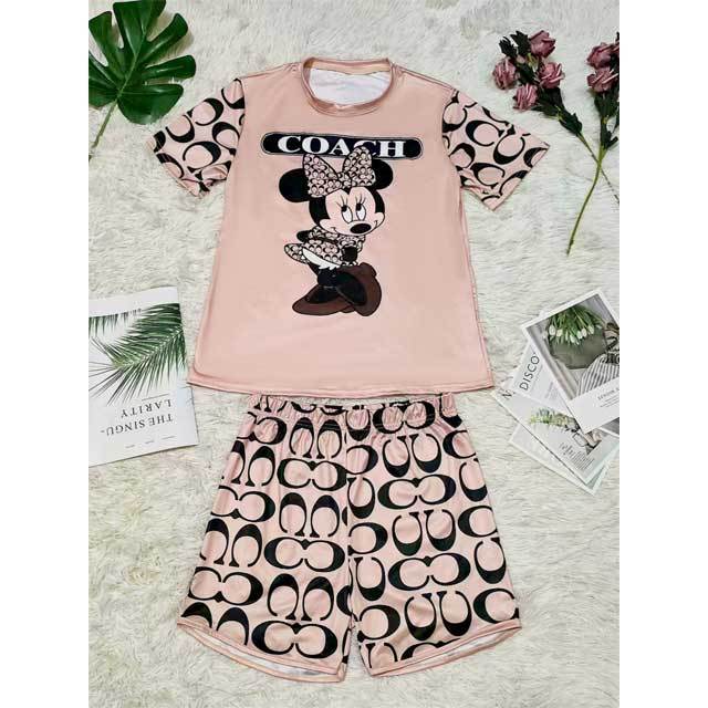 Printed Fashion Casual Two Piece Set