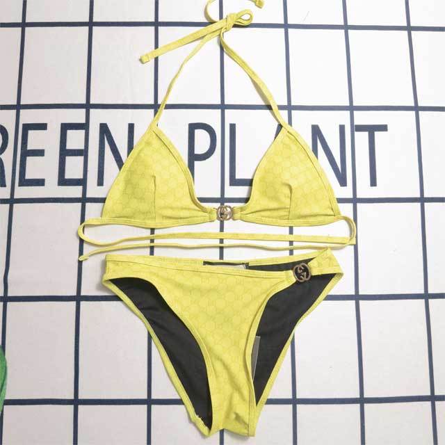Printed Strappy Bikini Set