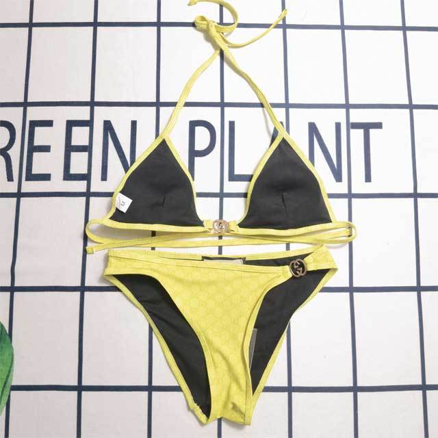 Printed Strappy Bikini Set