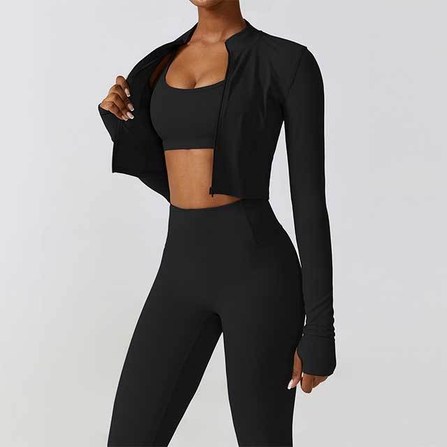 Quick-drying Fitness Tight Pant Set 3 Pieces