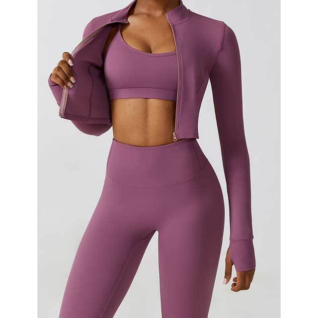 Quick-drying Fitness Tight Pant Set 3 Pieces