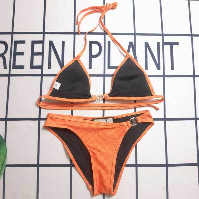 Printed Strappy Bikini Set