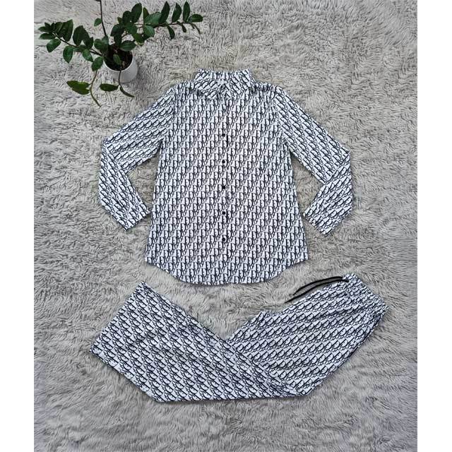 Printed Casual Shirt Top Pants Set
