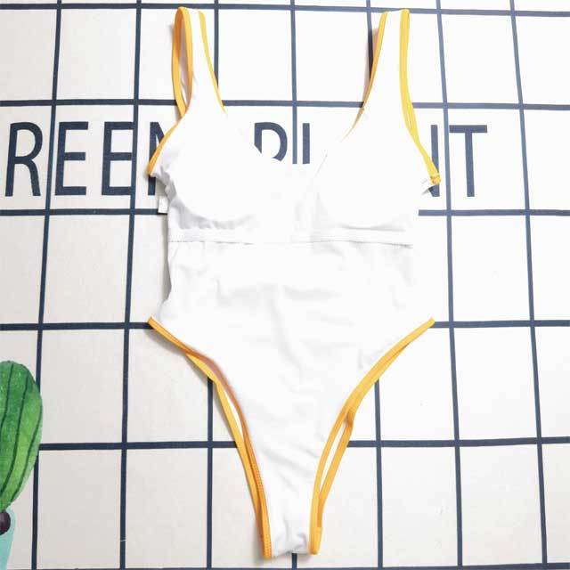 Printed Backless Sexy One Piece