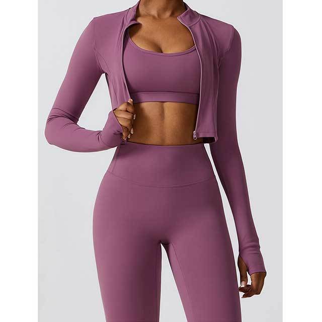 Quick-drying Fitness Tight Pant Set 3 Pieces