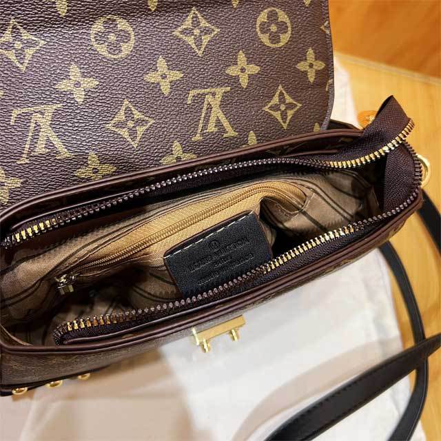 Leather Rivets Messenger Bag