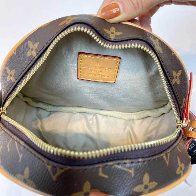 Leather Round-Shaped Messenger Bag
