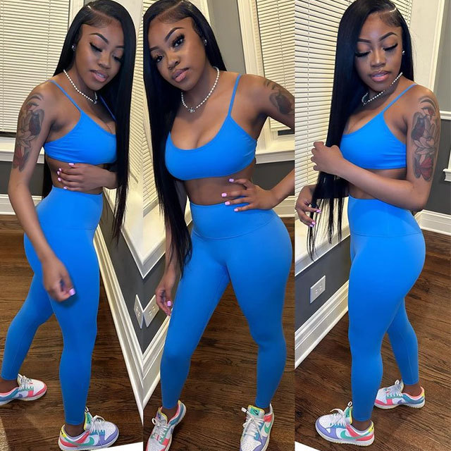 Quick-drying Fitness Tight Pant Set 3 Pieces
