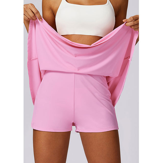 Active Tennis Mini Skirt Short Sets
