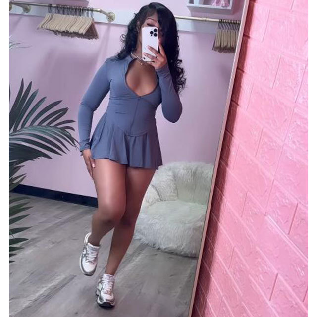 Active Tennis Mini Skirt Short Sets