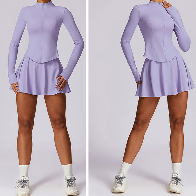 Active Tennis Mini Skirt Short Sets