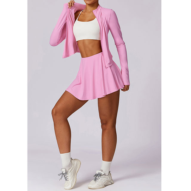 Active Tennis Mini Skirt Short Sets