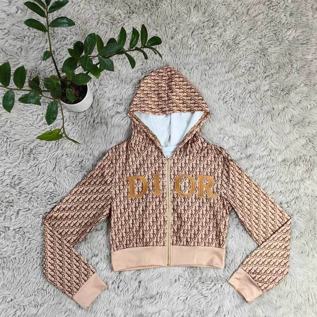 Embroidery Fashion Hooded Jacket
