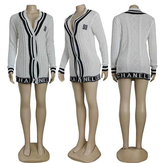 Embroidery Casual Cardigan Coat