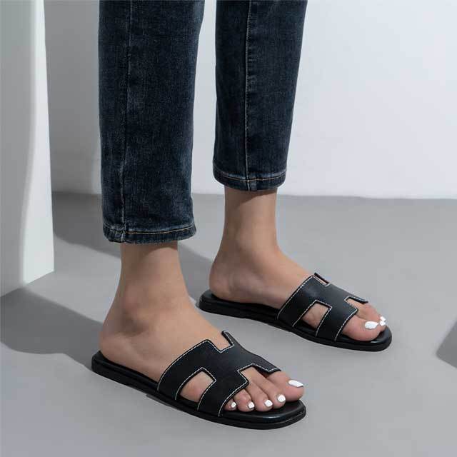 H-Shaped Fashion Flat Sandals