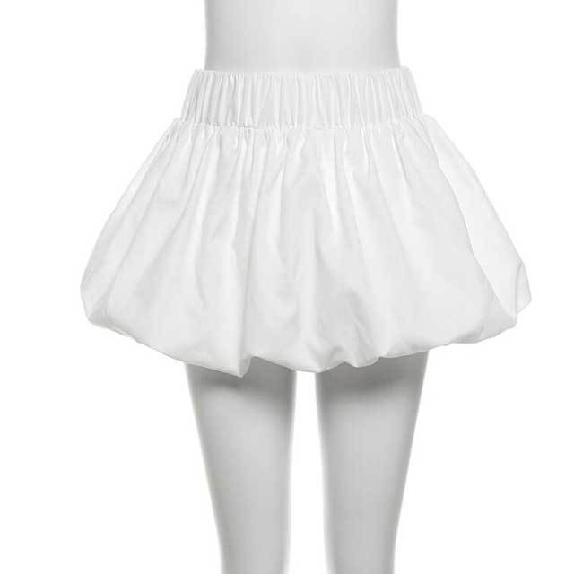 High Waist Bubble Skirt