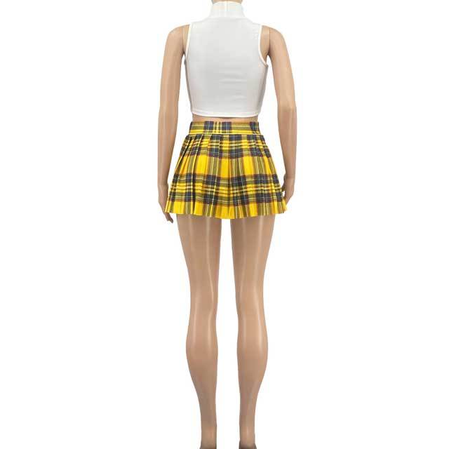 Sexy High Waist Pleated Skirt