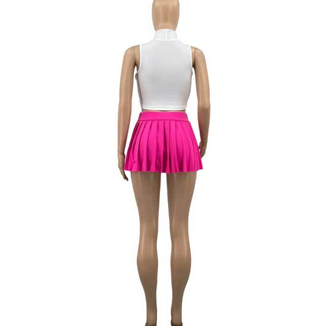 Sexy High Waist Pleated Skirt