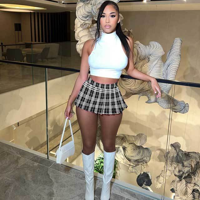 Sexy High Waist Pleated Skirt
