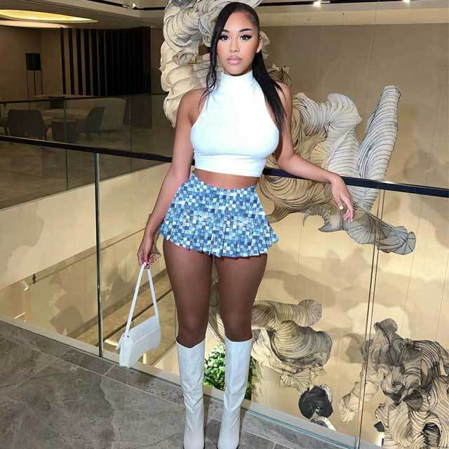 Sexy High Waist Pleated Skirt