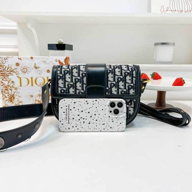 Leather Printed Messenger Bag