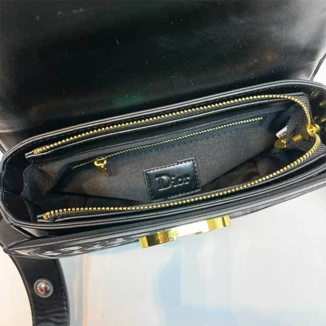 Leather Printed Messenger Bag