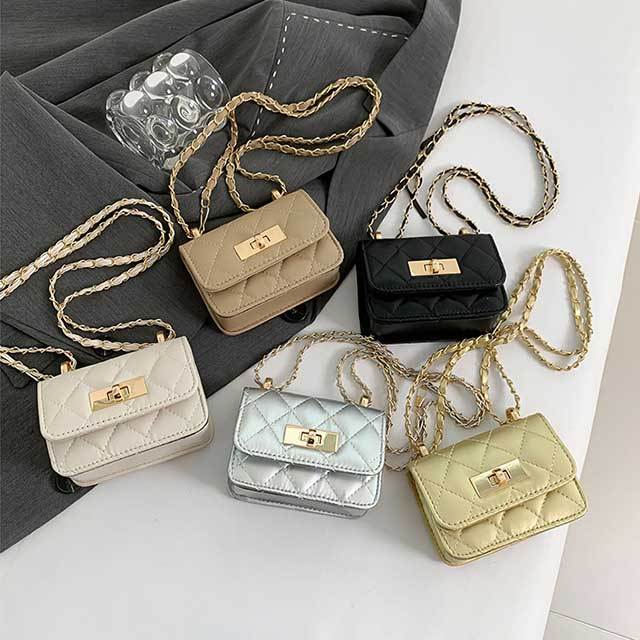 Chic Style Chains Crossbody Mini Bag