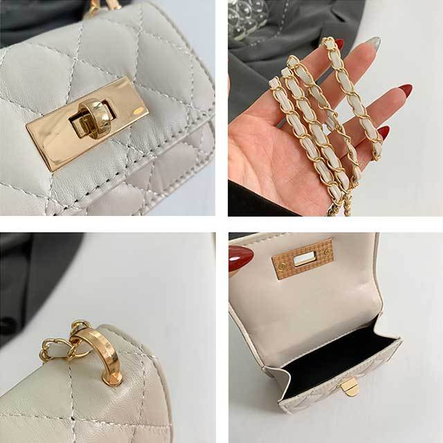 Chic Style Chains Crossbody Mini Bag