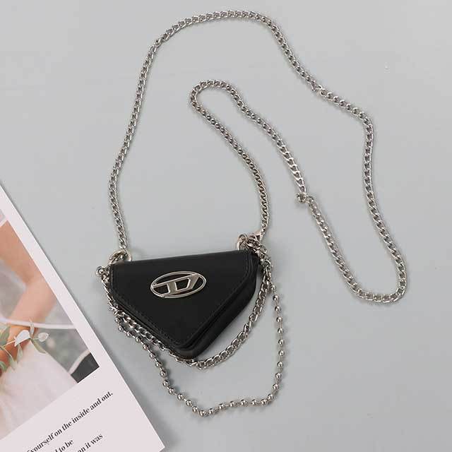 Triangle Chains Crossbody Mini Bag