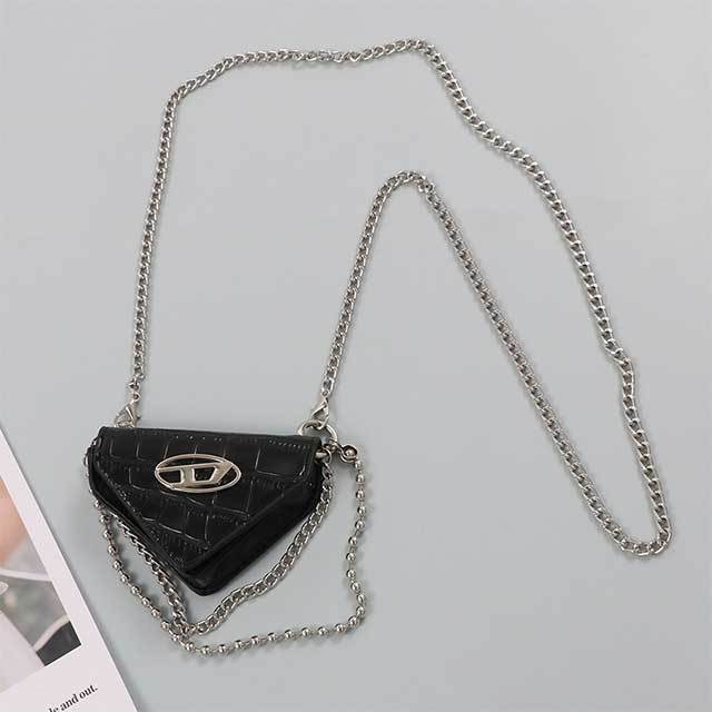 Triangle Chains Crossbody Mini Bag