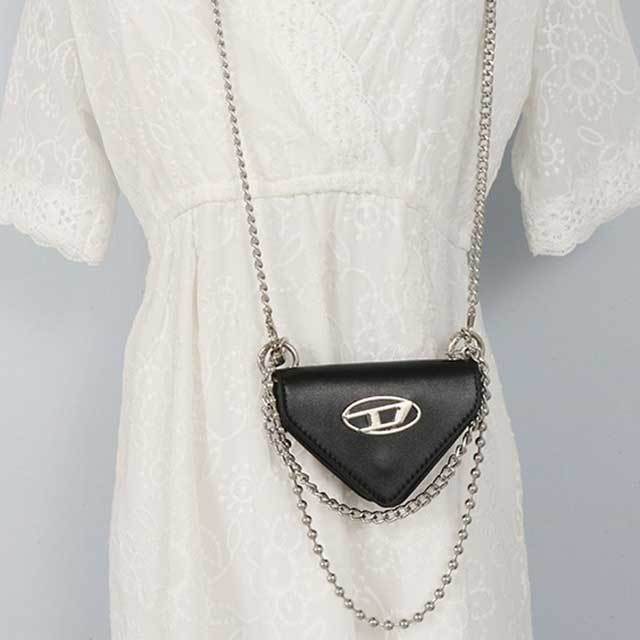 Triangle Chains Crossbody Mini Bag