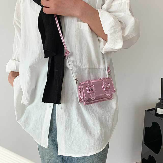 Candy Color Crossbody Mini Bag
