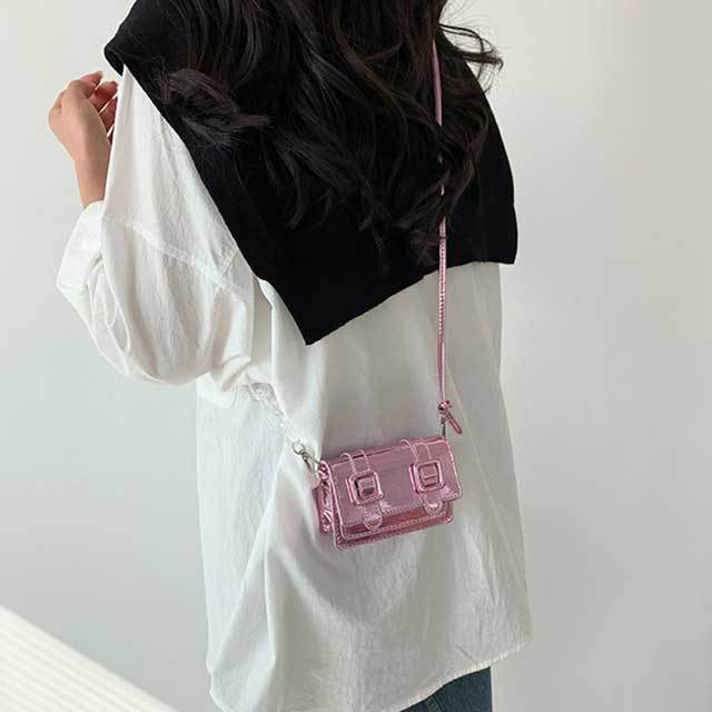 Candy Color Crossbody Mini Bag