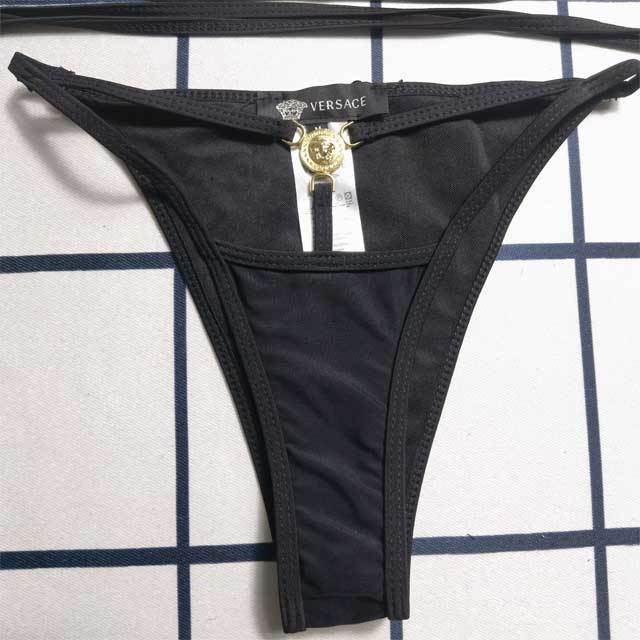 Fashion Logo Strappy Bikini Set