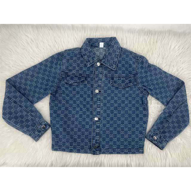 Washed Denim Casual Jacket