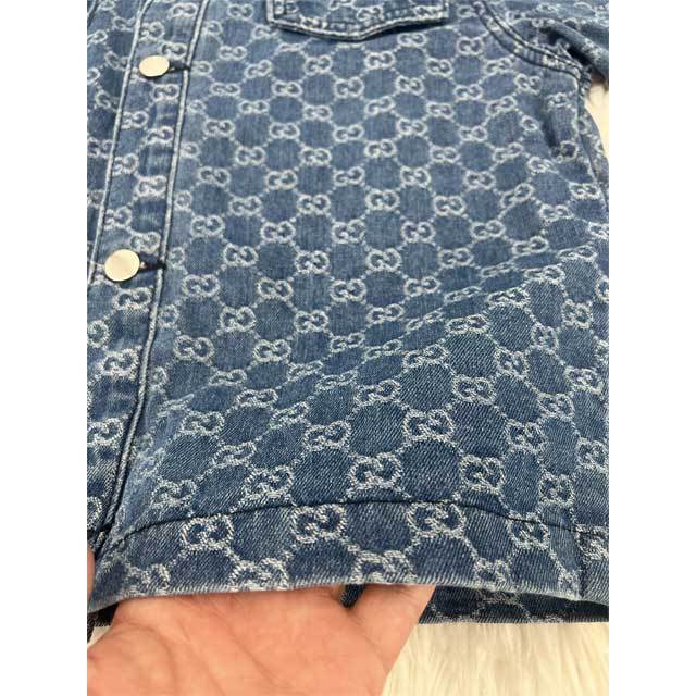 Washed Denim Casual Jacket