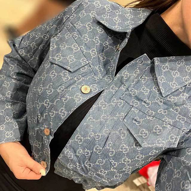 Washed Denim Casual Jacket