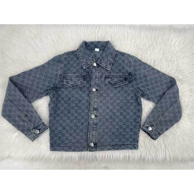 Washed Denim Casual Jacket