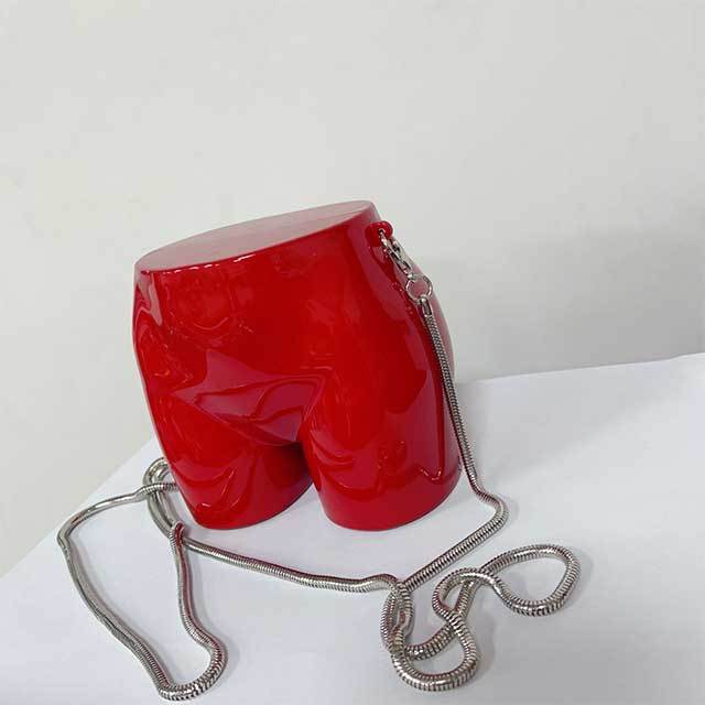 Butt Shaped Chains Crossbody Mini Bag