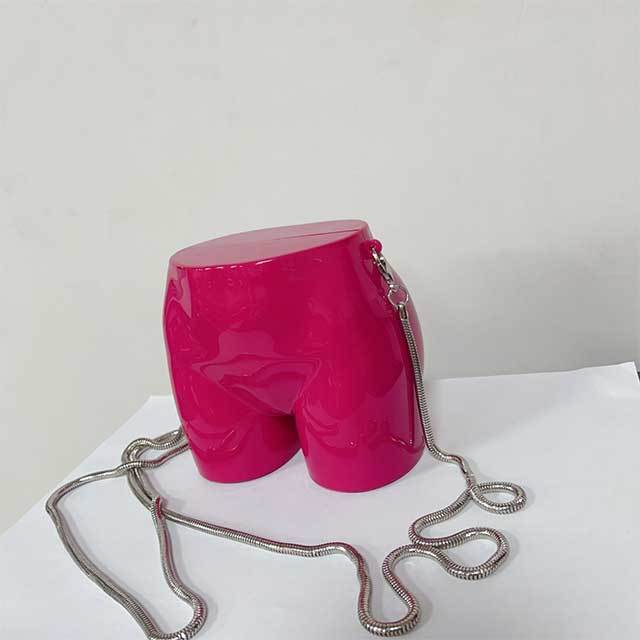 Butt Shaped Chains Crossbody Mini Bag