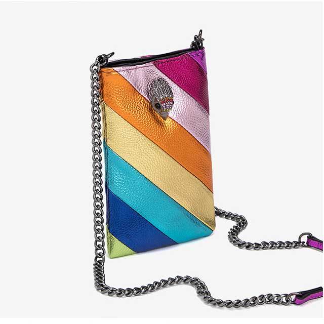 Colorful Design Chains Crossbody Mini Bag