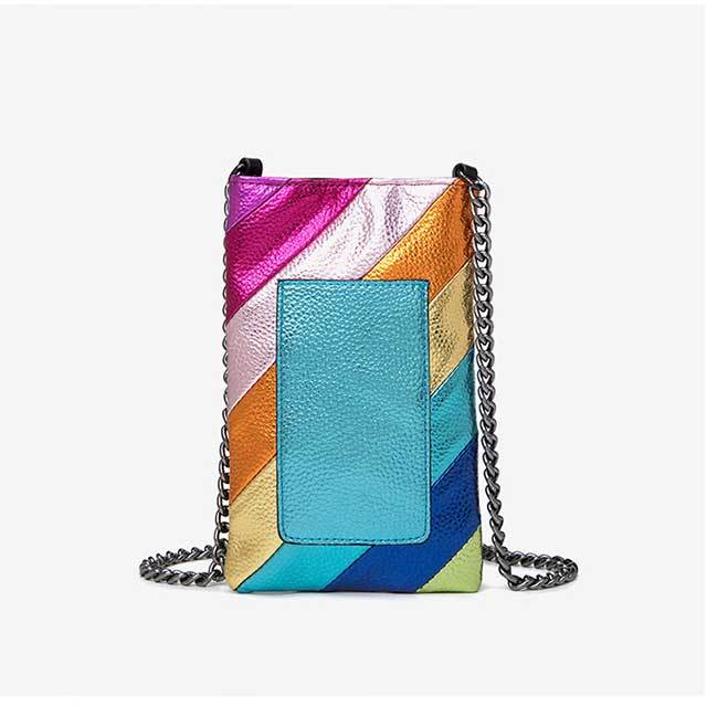 Colorful Design Chains Crossbody Mini Bag