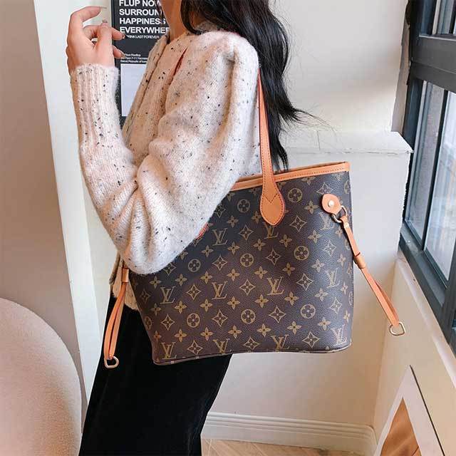 Printed Leather Fashion Underarm Bag