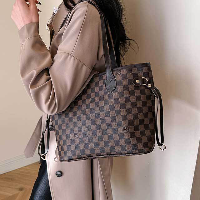 Printed Leather Fashion Underarm Bag