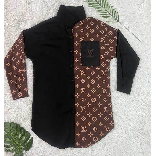 Color Block Printed Casual Shirt