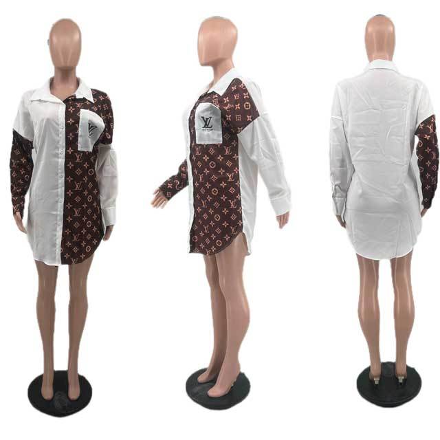 Color Block Printed Casual Shirt