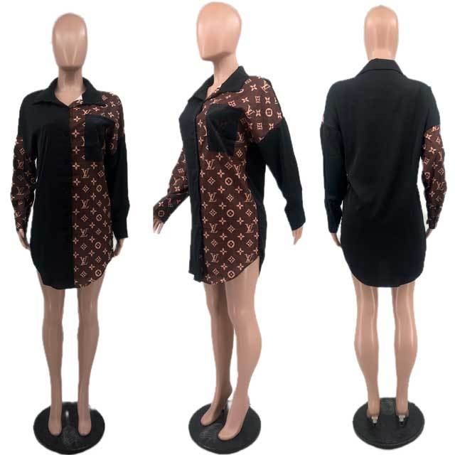 Color Block Printed Casual Shirt