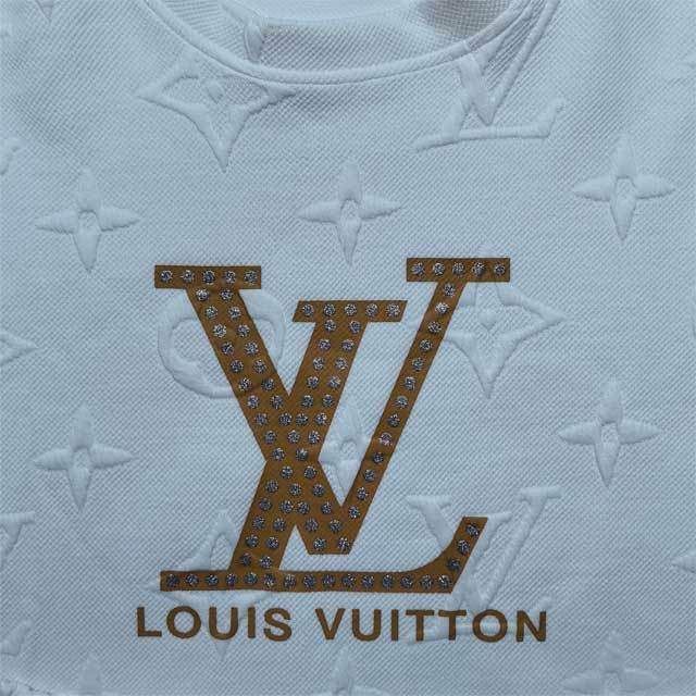 Fashion Embossing Casual Two Piece Set