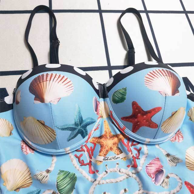 Fashion Printed Cami One Piece Swimsuit