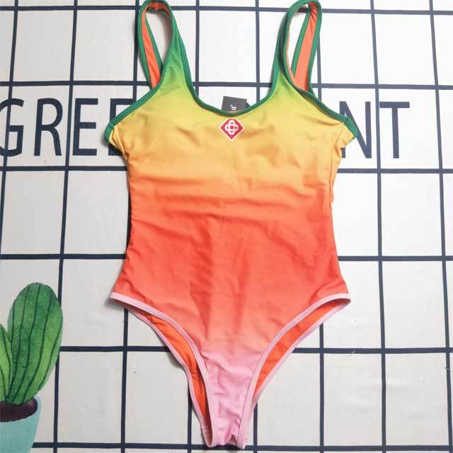 Gradient Sexy Backless One Piece